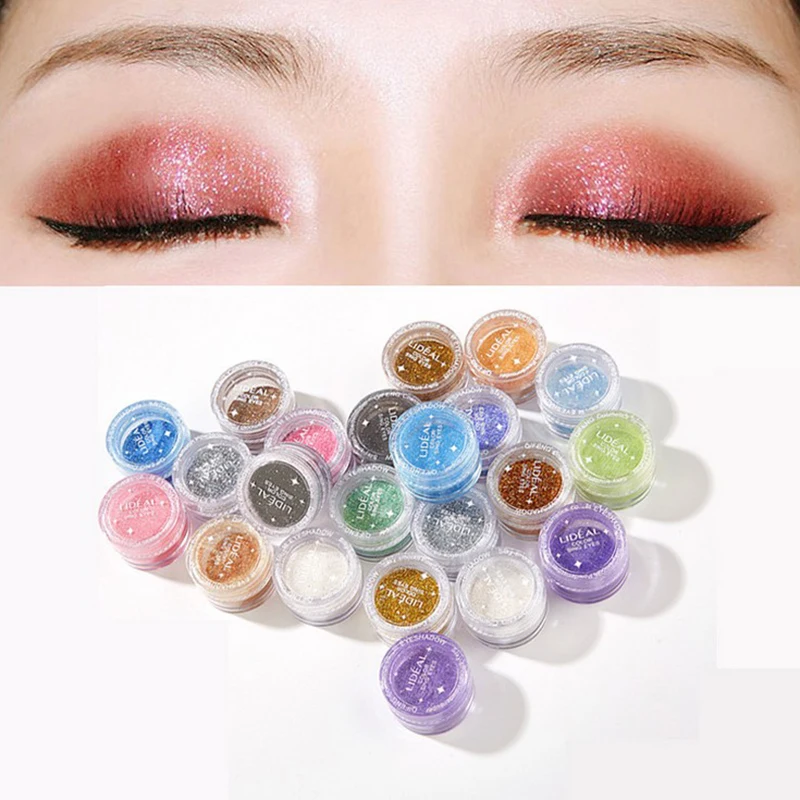 35pcs profession Shiny Loose Glitter Powder Eyeshadow Mixed Colors Eye Shadow Makeup Pigment Cosmetics |