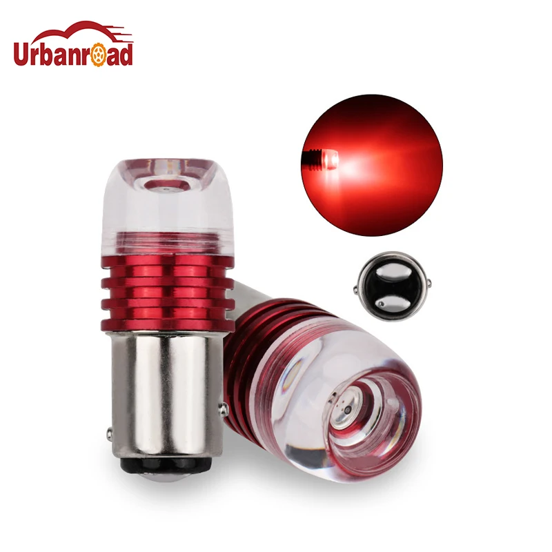 Urbanroad 2 шт. 1157 BAY15D P21/5 Вт Автомобильный светодиодный 3 вогнутый объектив