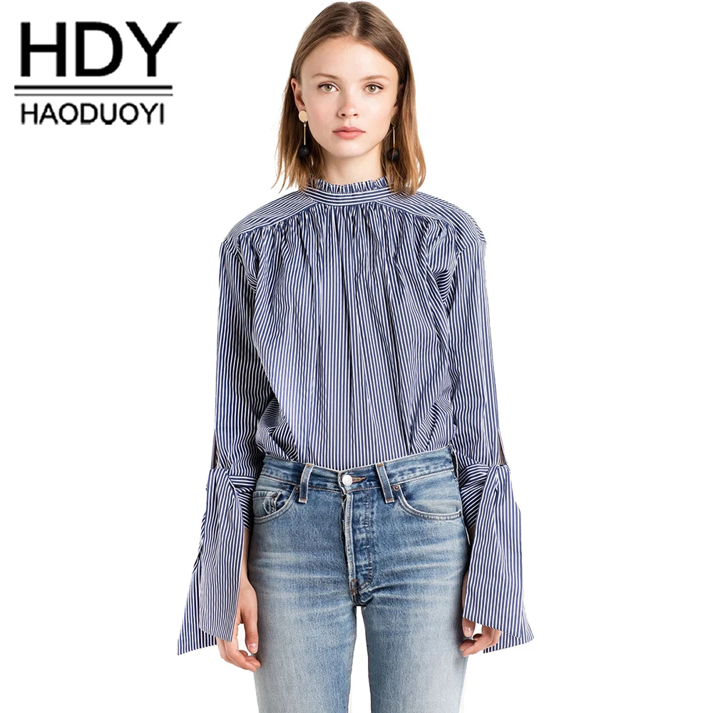 Женская блузка HDY Haoduoyi осенняя мягкая свободная|blouse autumn|women topsshirt shirt |