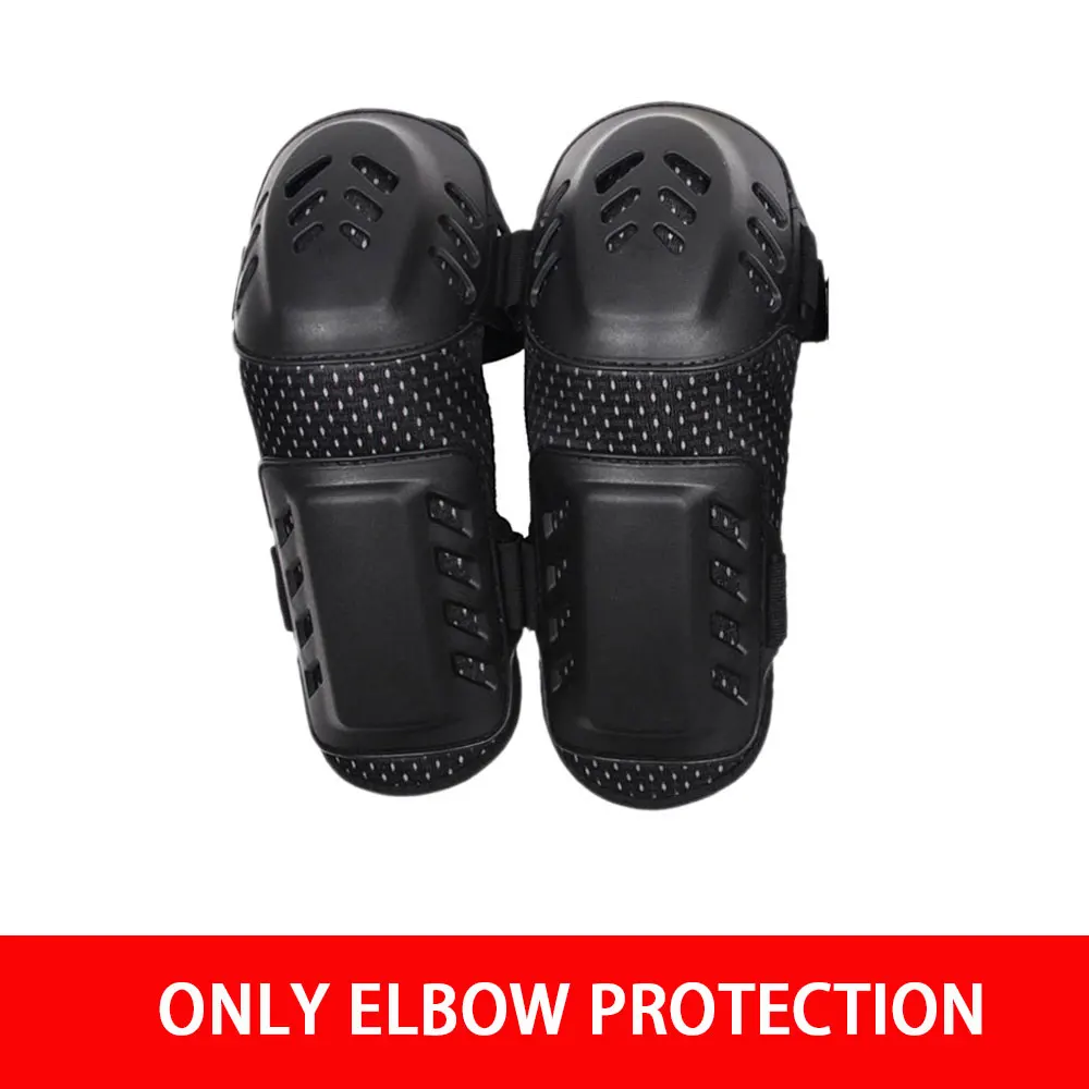 only Elbow HEROBIKER наколенники для мотоцикла Защитное снаряжение для мотокросса для гонок по бездорожью наколенники+ налокотники набор Noto наколенники мотоциклетное оборудование - Цвет: only Elbow