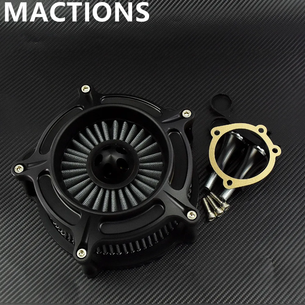 

Air Cleaner Filter Turbine Spike For Harley Softail Breakout Deluxe Heritage Slim Touring Street Glide CV Dyna Switchback 93-16