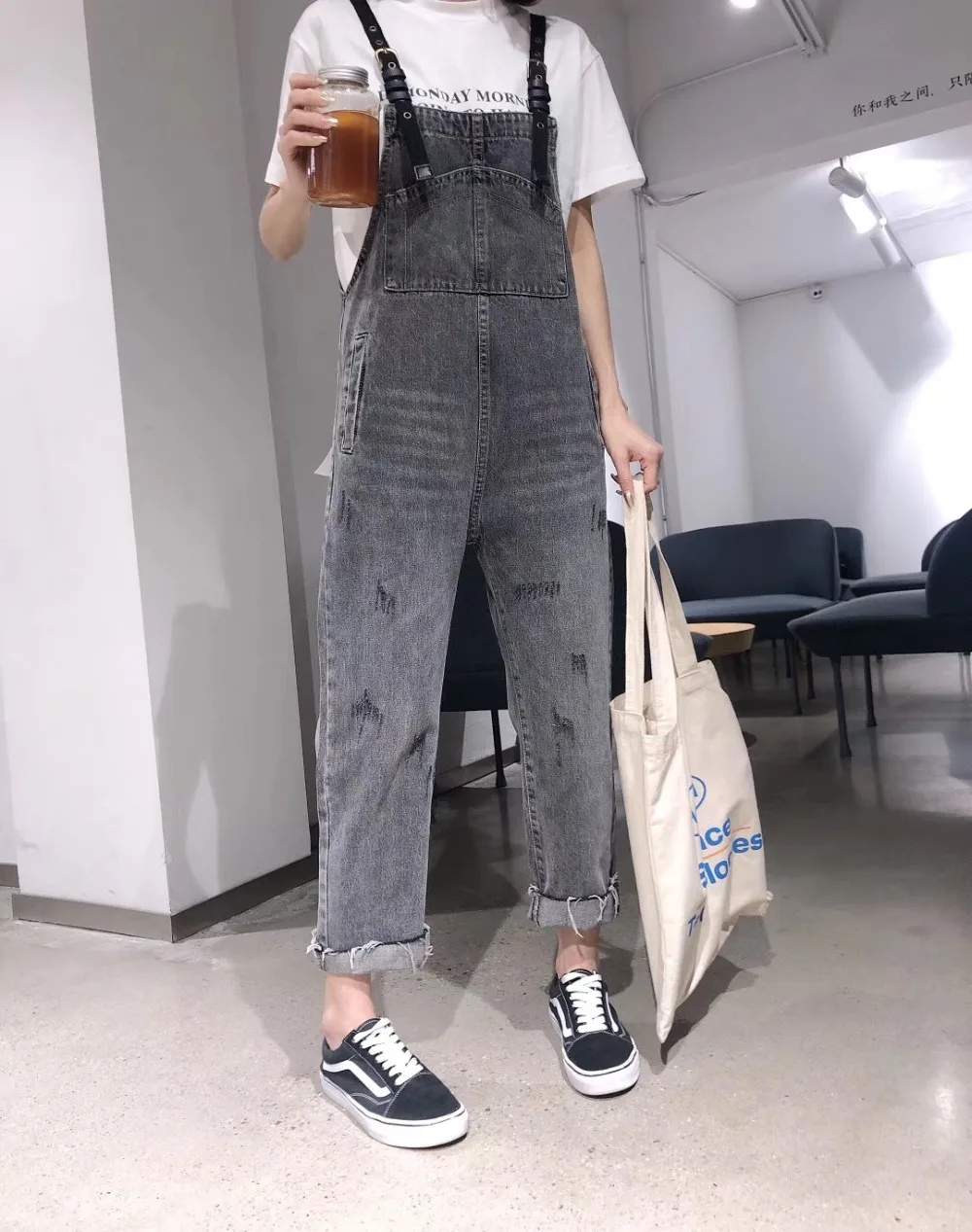 S XL 2 цвета осень 2019 г. кожаный ремень Лоскутная Женская джинсовые костюмы