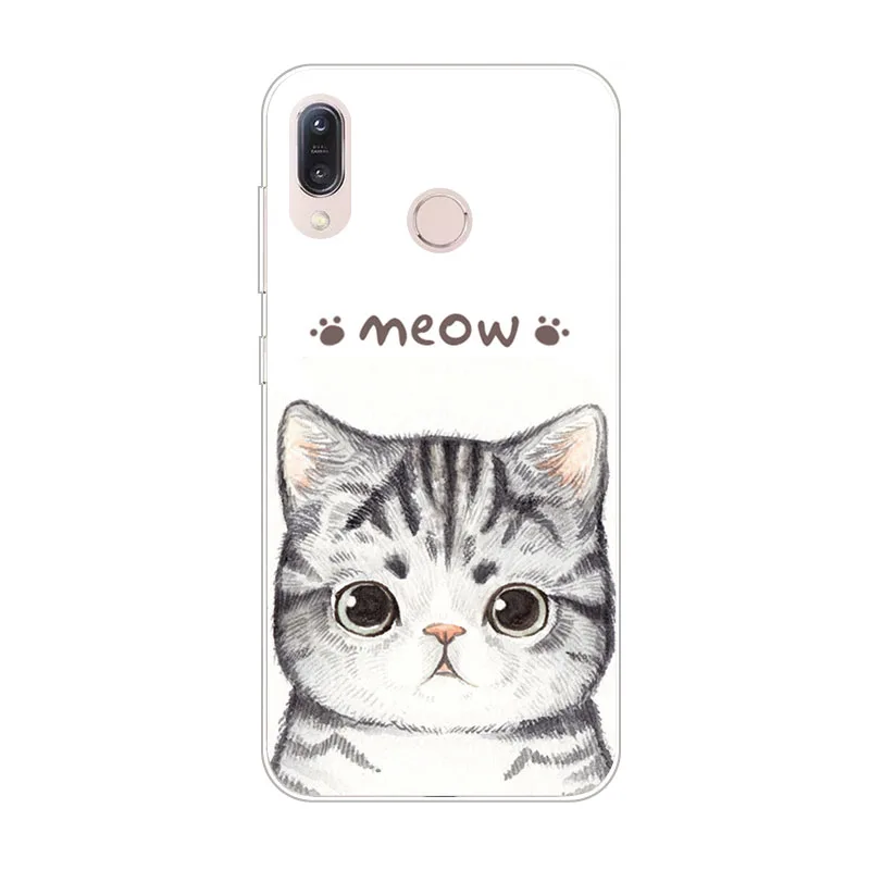 For asus ZenFone Max M2 ZB633KL Case Silicon panda cartoon Painting Soft TPU Back Cover for protect Phone cases |