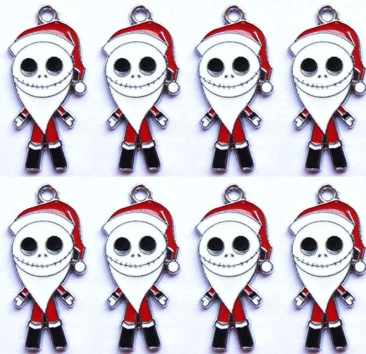 Новый 20 шт. Рождество с принтом &quotКошмар перед Рождеством Джек металлическим