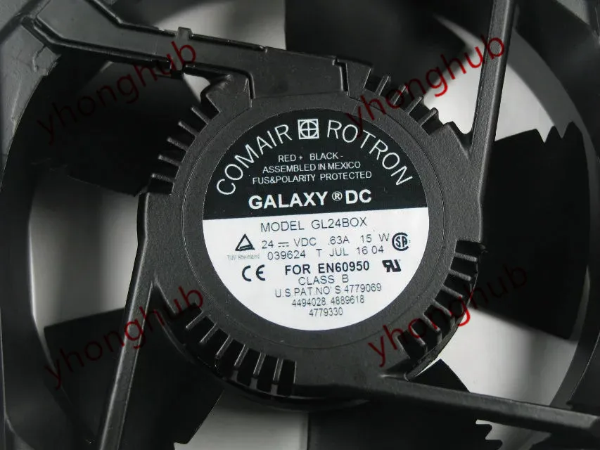 COMAIR ROTRON GL24BOX DC 24V 0.63A 15 Вт 127x127x38 мм Сервер вентилятор охлаждения|square fan|comair rotronserver fan