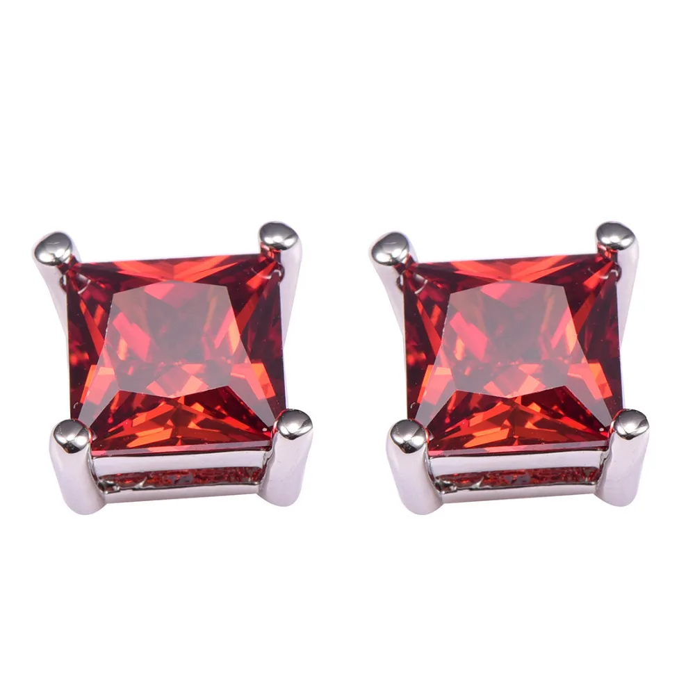 Новое поступление женские серьги с гранатом раньше серебряные PE37|earrings 925