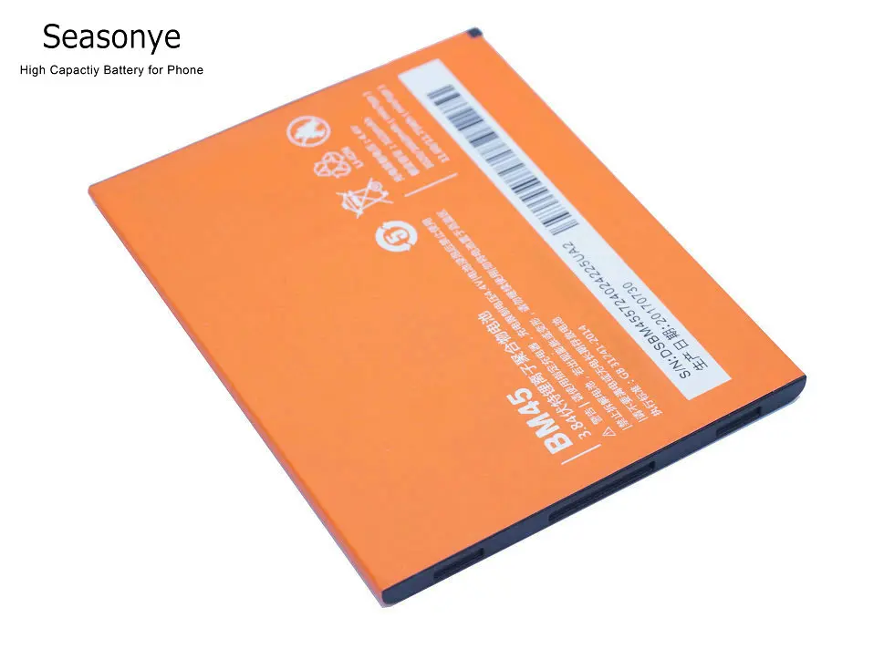 Сменная батарея для Xiaomi Hongmi Red Rice Redmi Note 2 Note2 BM 45/BM45 + код отслеживания 3020