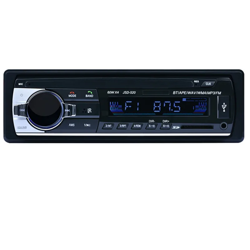Авторадио 1 din автомобильное радио JSD 520 стерео Bluetooth аудио MP3 рекордер USB SD Aux вход
