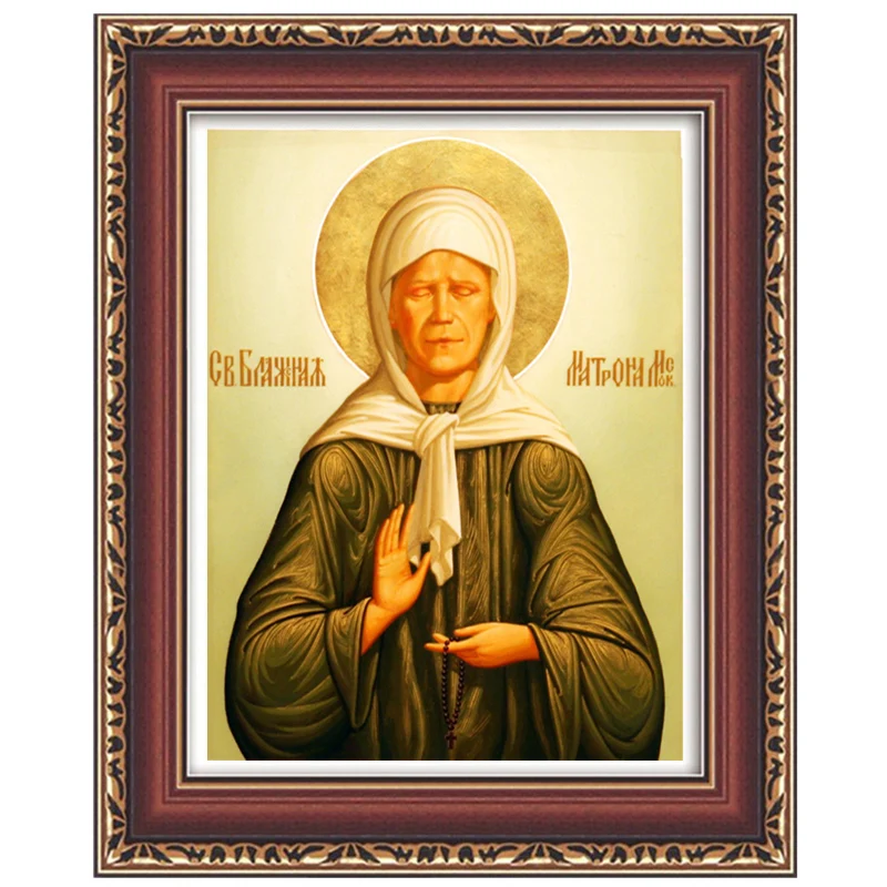 5D DIY картина вышитая бисером Religion наш Lady Diamond вышивкой пэчворка Алмазная мозаика |