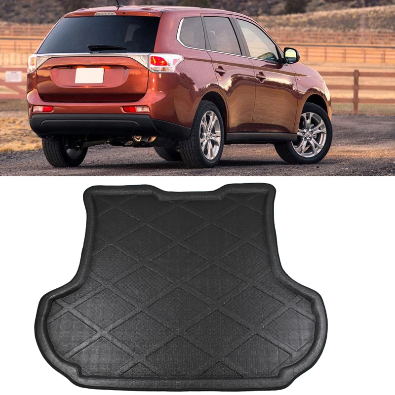 Коврик для багажника Hsanzeo задний коврик напольный ковер Mitsubishi Outlander 2nd Gen.MK II 2007 2012