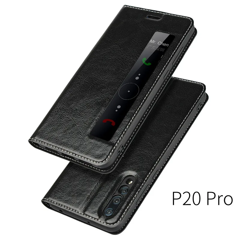 Чехол из натуральной кожи для huawei P20 Pro, Магнитный чехол для huawei P20 Pro, флип-чехол s, кожаный чехол P20, чехол для телефона s Fundas