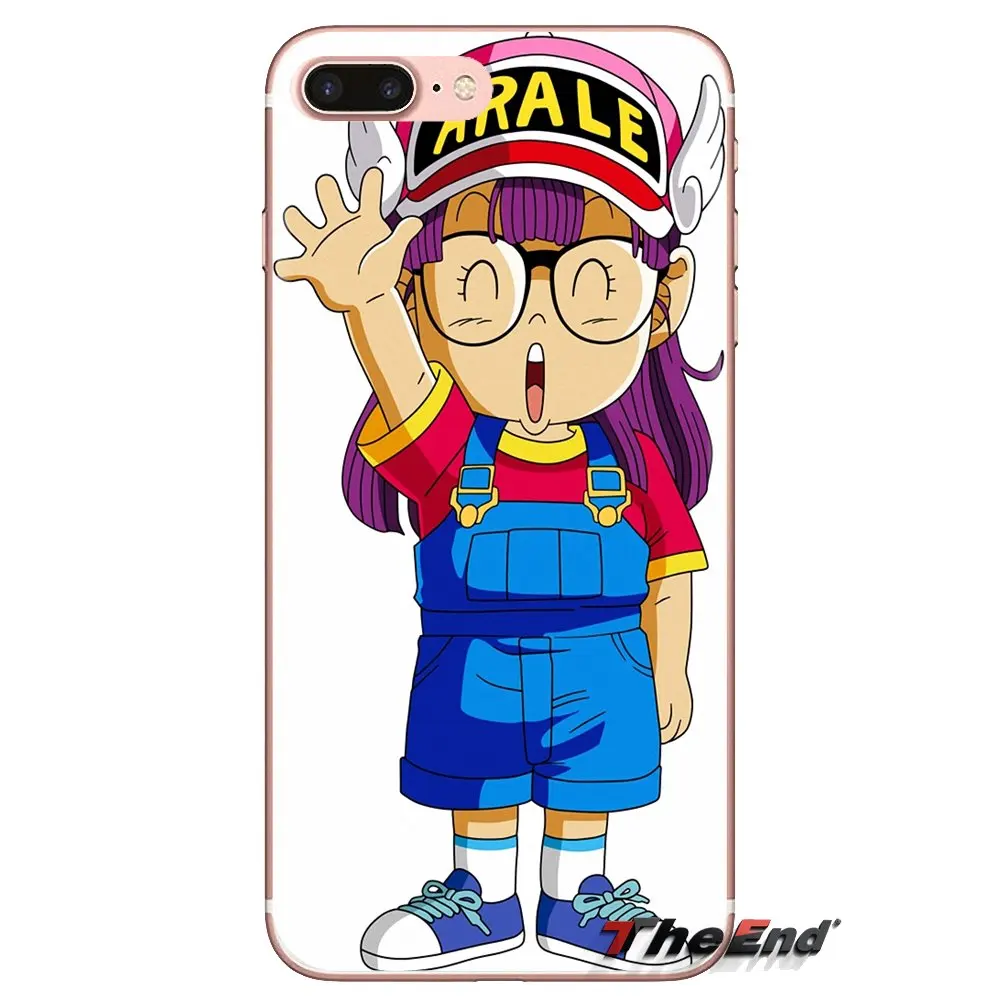 For Xiaomi Mi3 Samsung A10 A30 A40 A50 A60 A70 Galaxy S2 Note 2 Grand Core Prime TPU Skin Cover anime Dr Slump Arale little girl |