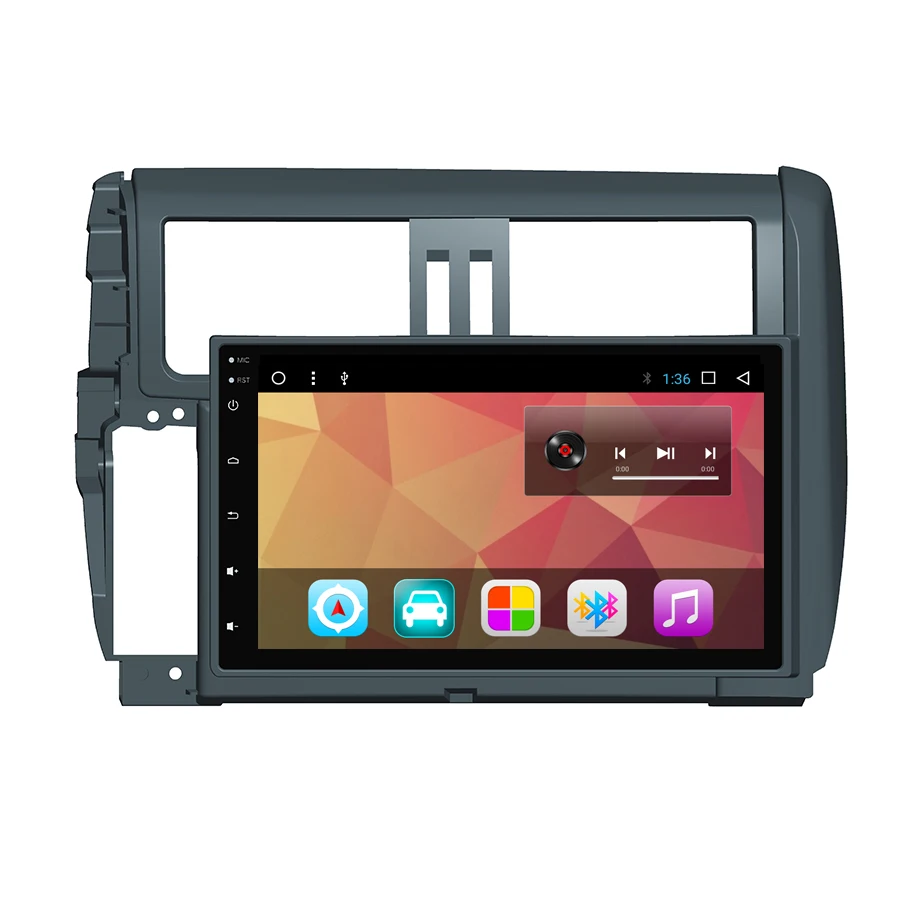 Автомобильный стерео-радиоприемник Asvegen для Toyota Prado 2010-2013 Android 7.1 Octa Core Auto Audio Multimedia Player GPS Navi Headunit In Dash.