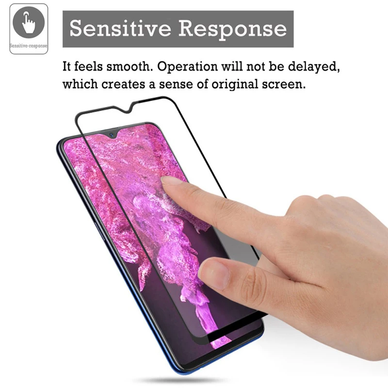3D закаленное стекло с высоким содержанием алюминия для OPPO A9 полноэкранная