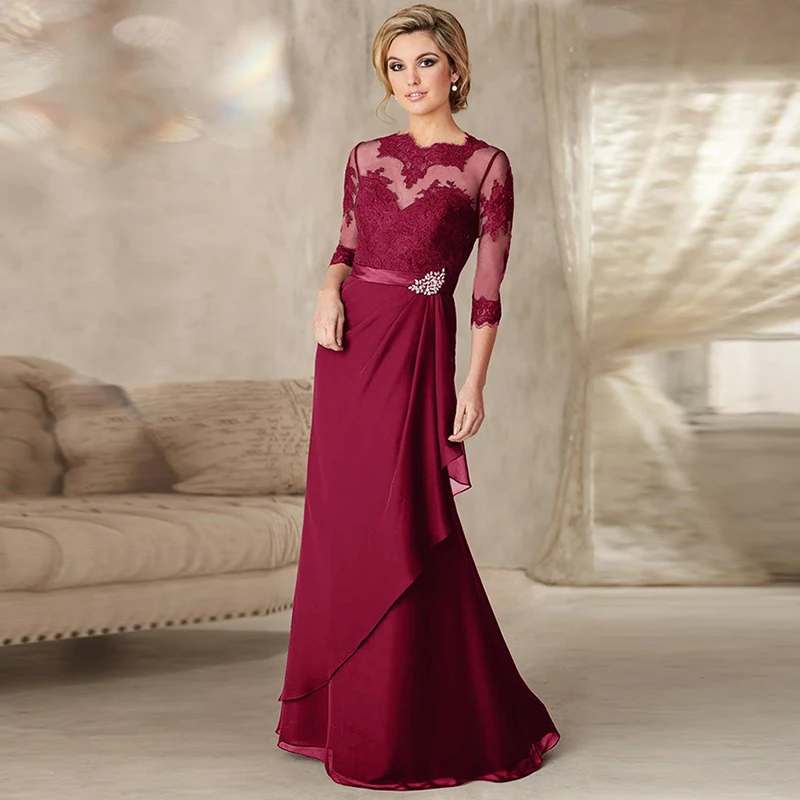 Sexy See Through Top A-line Black Chiffon Evening Dress Appliques Open Back Floor Length Party Prom Robe de Soiree | Свадьбы и