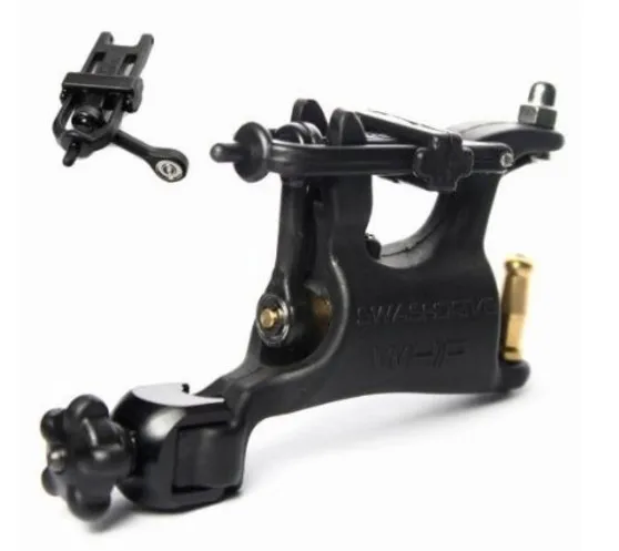 Черная бабочка роторная татуировка машина для шейдера Liner Swashdrive Whip стрекоза