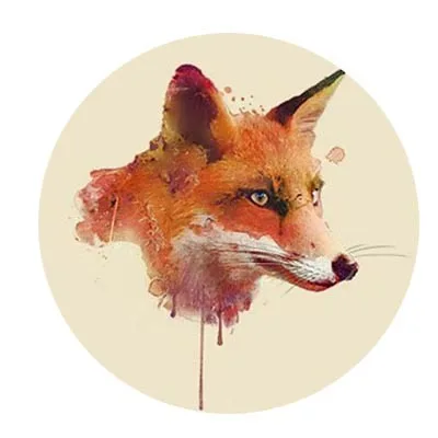 4 style Cute Catoon Design Vintage Fox Brooch Pins Jewelry Glass Creature Brooches Animal Art Picture badges Gifts | Украшения и