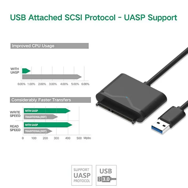 10SATA в USB адаптер 3 0 кабель Sata конвертер для 2 5 HDD SSD жесткий диск поддержка UASP Win 8 1 10