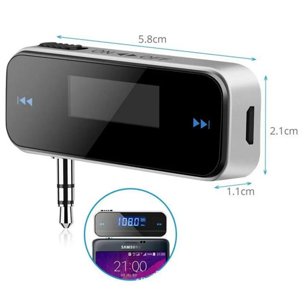 Автомобильный fm-передатчик радио mp3-плеер fm-радио TF 3 5 мм AUX аудио Handfree комплект MP3