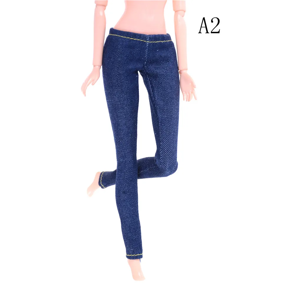 Кукольные аксессуары 1/6 BJD эластичные джинсы штаны шорты длинные для кукольной