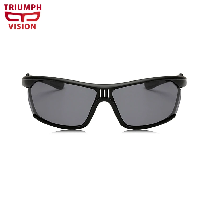 Мужские солнцезащитные очки с защитой UV400 TRIUMPH VISION черные пластиковые
