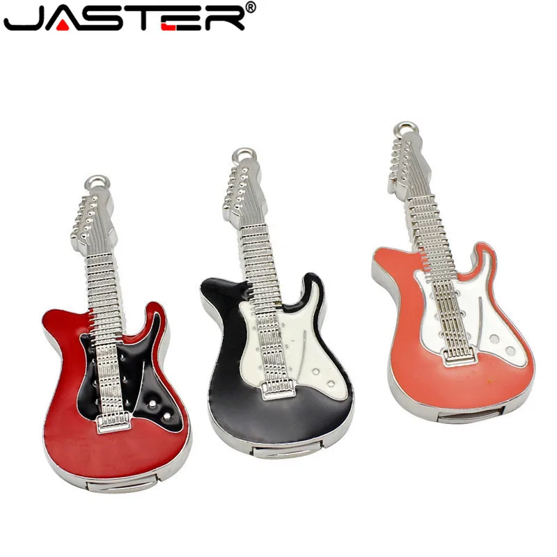 Металлический флеш накопитель JASTER в гитарном стиле 3 цвета usb 2 0 4 ГБ 8 16 32 64 ГБ|USB