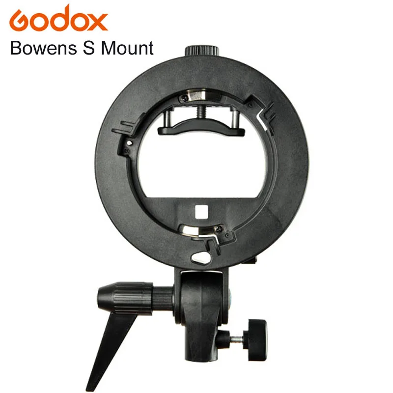 PRO Godox S-образный кронштейн Bowens S держатель для Speedlite Flash Snoot Softbox Beauty Dish Honeycomb |