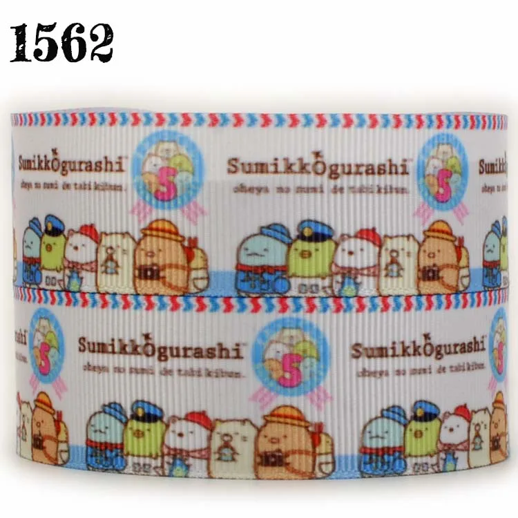10/20/50/100 ярдов новый 7/8 &quot22 мм 10 мультфильм sumikko gurashi рождественские ленты с принтом