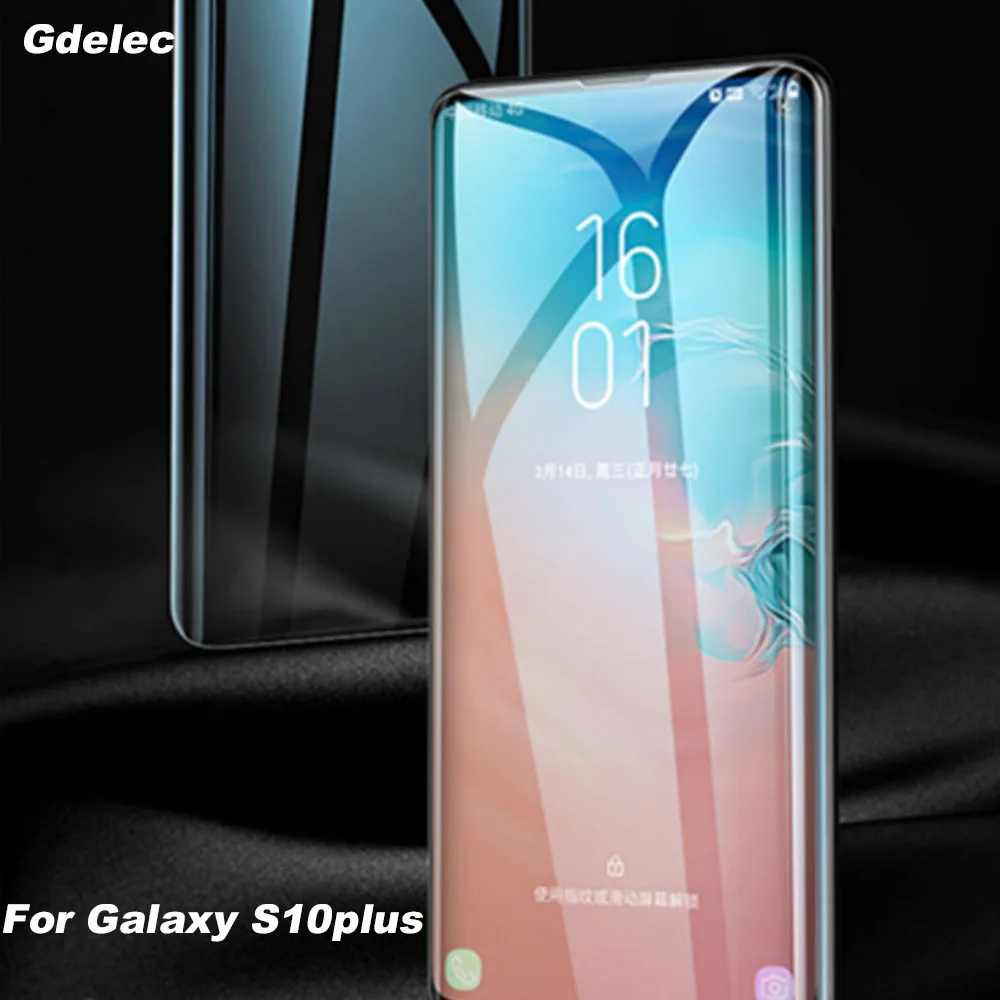 Гидрогелевая пленка для Samsung Galaxy S10plus S10E S9 S9plus защитная нано экрана из ТПУ с полным