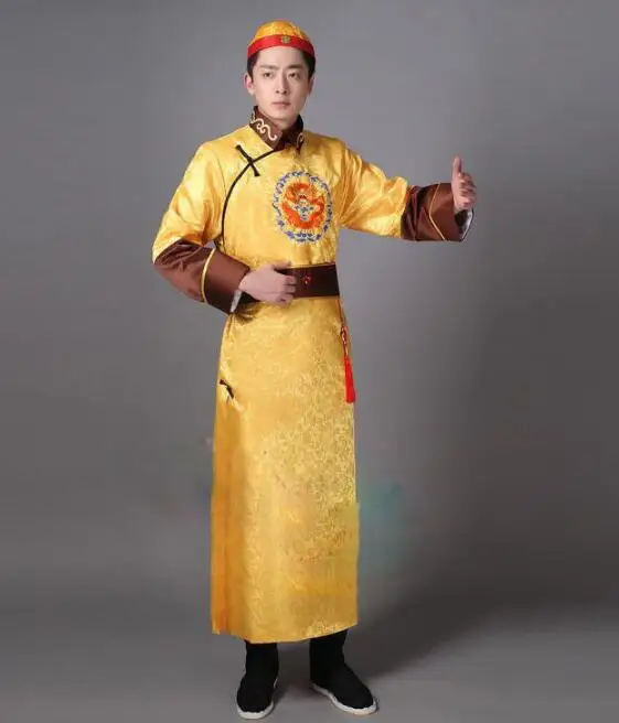 Hanfu платье Древний китайский традиционный костюм Для мужчин для детей мальчиков Hanfu Косплэй детская одежда династии Тан Дети танец