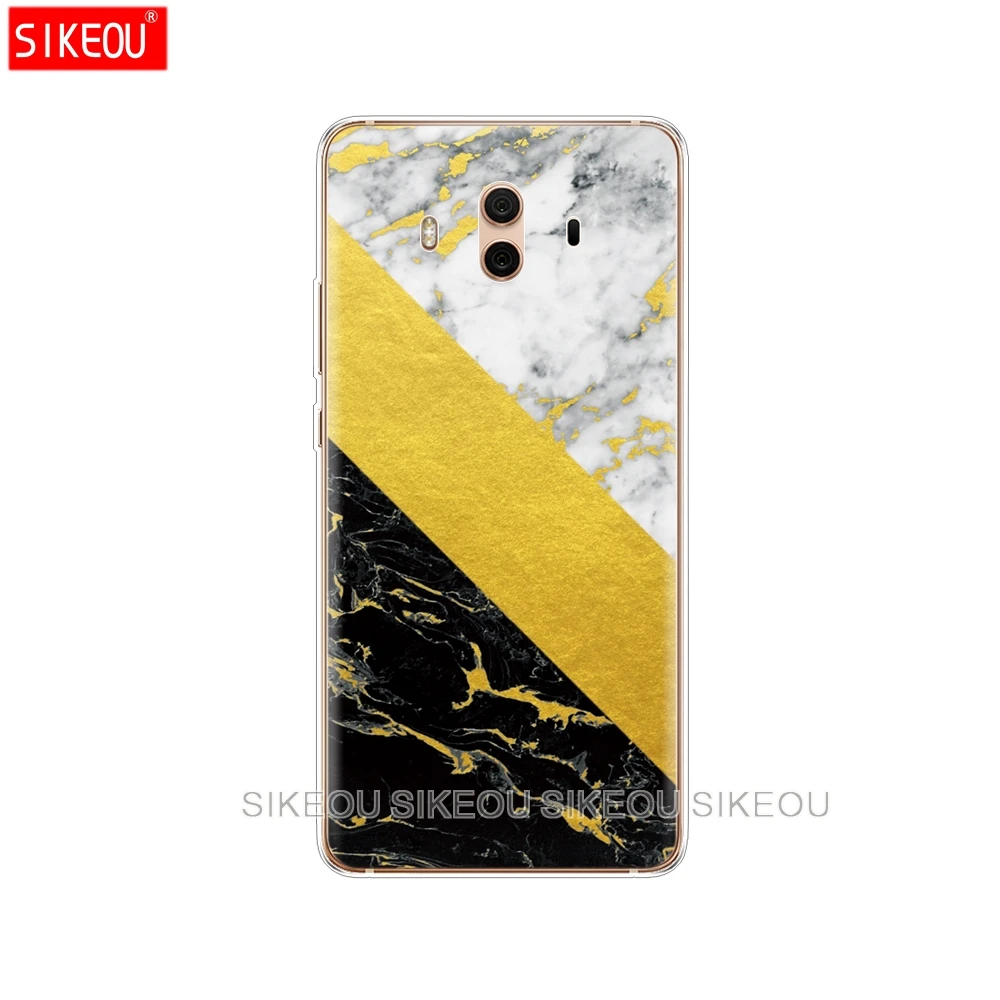 Силиконовый чехол для телефона Huawei mate 7 8 9 10 pro LITE marble|Бамперы| |