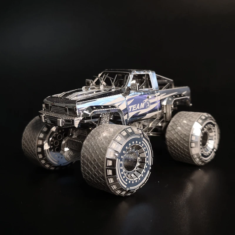 Крутая 3D металлическая модель сборка головоломка фотоголоволомка автомобиль HK