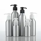 40 мл-250 мл алюминиевая бутылка для хранения лосьона дезинфицирующий шампунь круглый насос контейнер многоразовые бутылки Новинка
