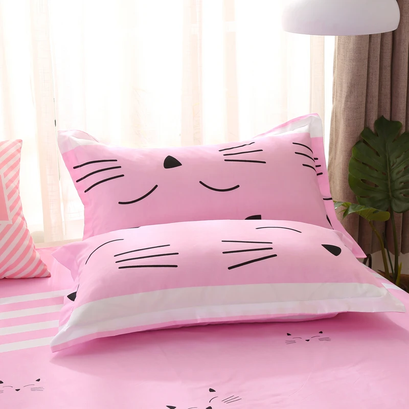 Товары для ухода за кожей постельного белья из трех/четыре 1 предмет розовое