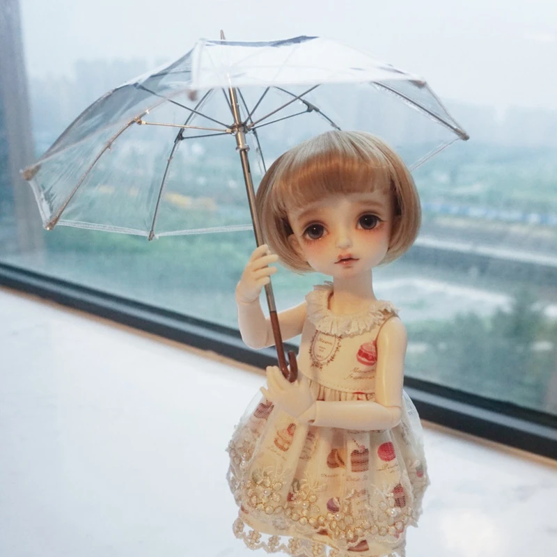 1 шт. 1/6 прекрасный прозрачный зонт для кукольного домика Blyth Holala Barbi Azone BJD