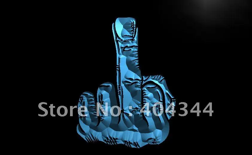 

LK054- Finger Back off Games Room Beer LED Neon Light Sign
