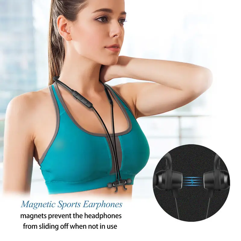 Higt качество шейный Браслет Беспроводная Bluetooth гарнитура Наушники V4.1 X7 стерео