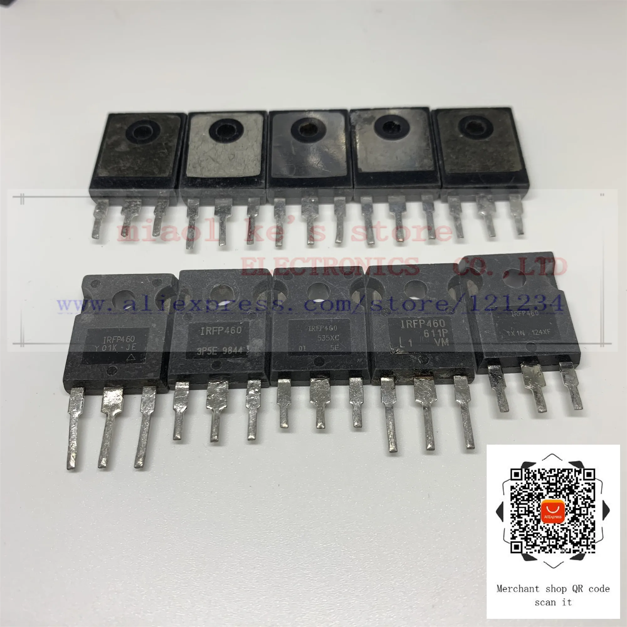 [5 шт.~ 10 шт.] ; IRFP460 IRFP460N IRFP460NPBF [подержанные товары]-МОП-транзистор N-CH(2068) 500 В 20A 280 Вт до-247-3
