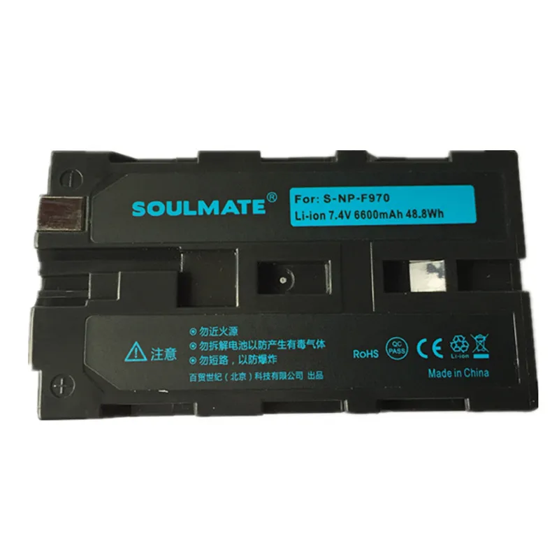 SOULMATE NP F970 литиевые батареи пакет F960 аккумуляторная батарея для цифровых