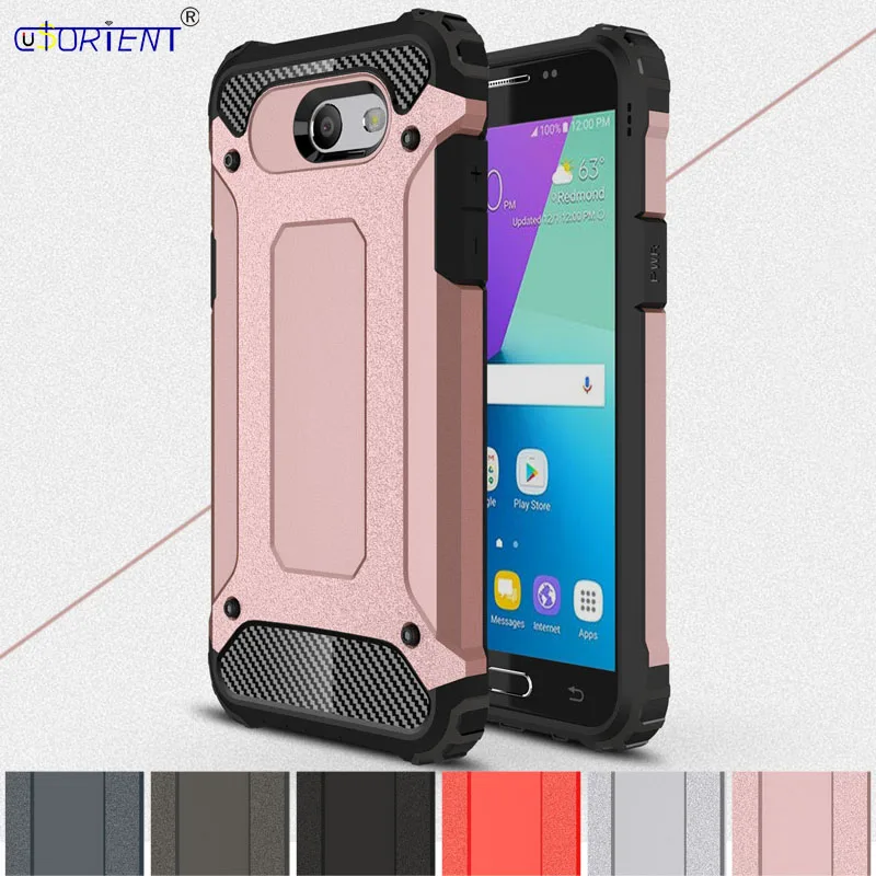 Для Samsung J3 Emerge Case Prime 2017 Hybrid Armor Cover J327 J327P SM J327A J327T Версия США|Чехлы-накладки| |
