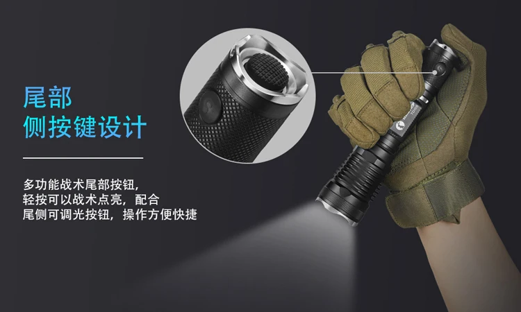 LUMINTOP военный тактический фонарь TD15S костюм водонепроницаемый охотничий светильник Cree XM-L2 Led Max 1000 люмен