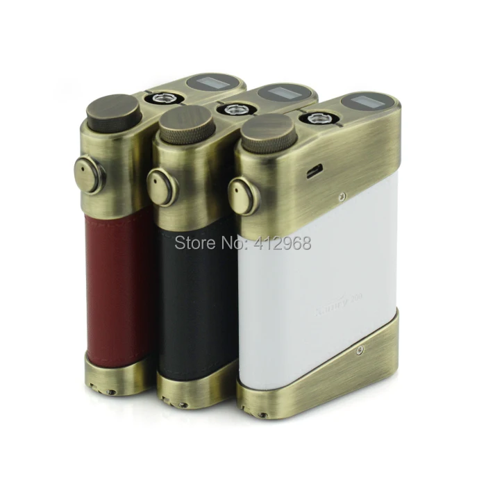 Kamry 200W Electronic Cigarette Mods Mechanical Box Mod For 18650 battery Variable Wattage with 3 Colors DHL Free|cigarette gift|cigarette