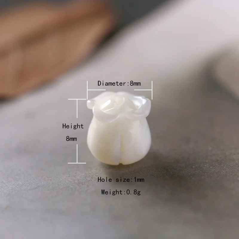 Натуральные белые бусины из ракушек 3D подвеска перламутровая ракушка сделай сам