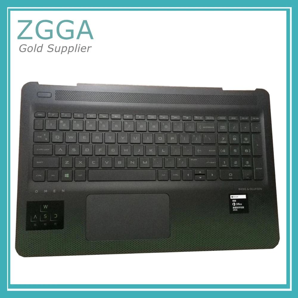 90% новый для HP OMEN 15 AX AX020CA AX100 AX200 AX102TX AX016TX ноутбук Palmrest US клавиатура с подсветкой