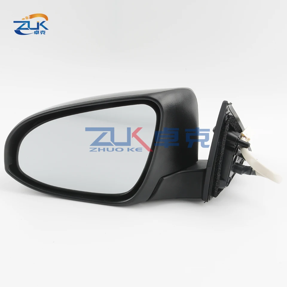 ZUK Авто внешний боковые зеркала заднего вида в сборе для TOYOTA CAMRY 2012 2013 9 контактов электрический складной Отопление светодиодный