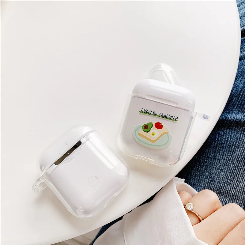 COOLY прозрачный силиконовый чехол для Apple AirPods беспроводная bluetooth гарнитура сумка