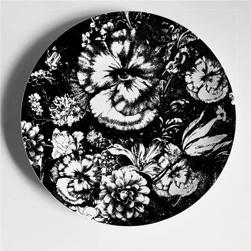 6/7/8 Дюймов Мода из Милана, Fornasetti таблички дома декоративная тарелка Декор на стену посуда арт фарфоровое блюдо украшение дома - Цвет: 13