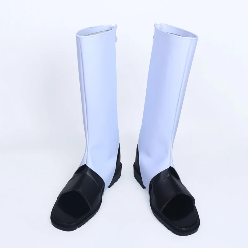 Naruto Black White Pu Leather Shoes Uchiha Obito Carnival Cosplay Costume Halloween Boots New Free Shipping | Тематическая одежда