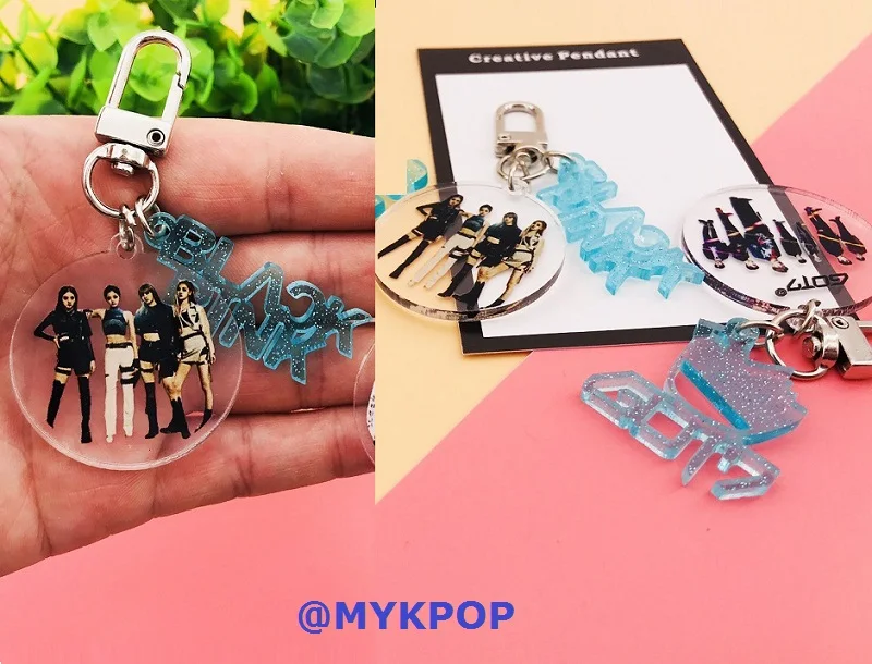 

[MYKPOP]GOT7 Keychain, Creative Crystal Chain, KPOP Fans Collection SA19071315