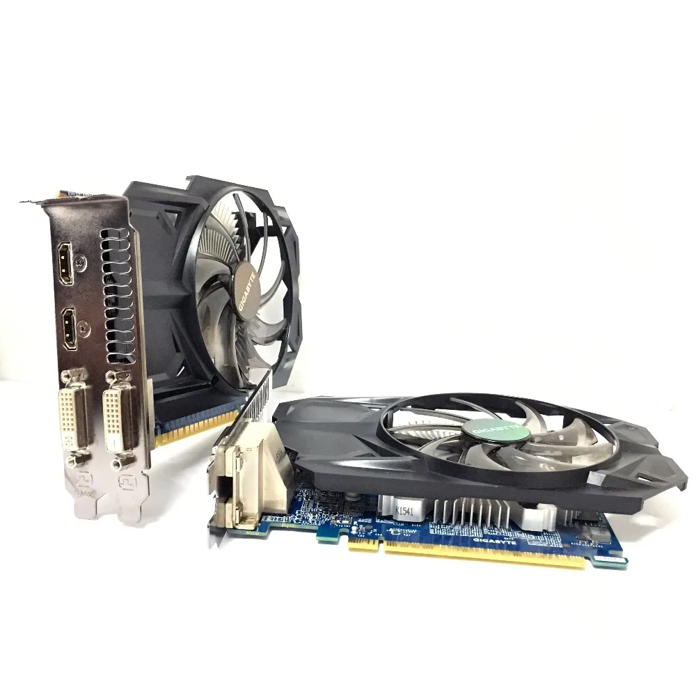 Gigabyte GTX750TI-2GB GTX 750TI 2GB 2G D5 DDR5 128 Bit PC настольные видеокарты компьютерные видеокарты